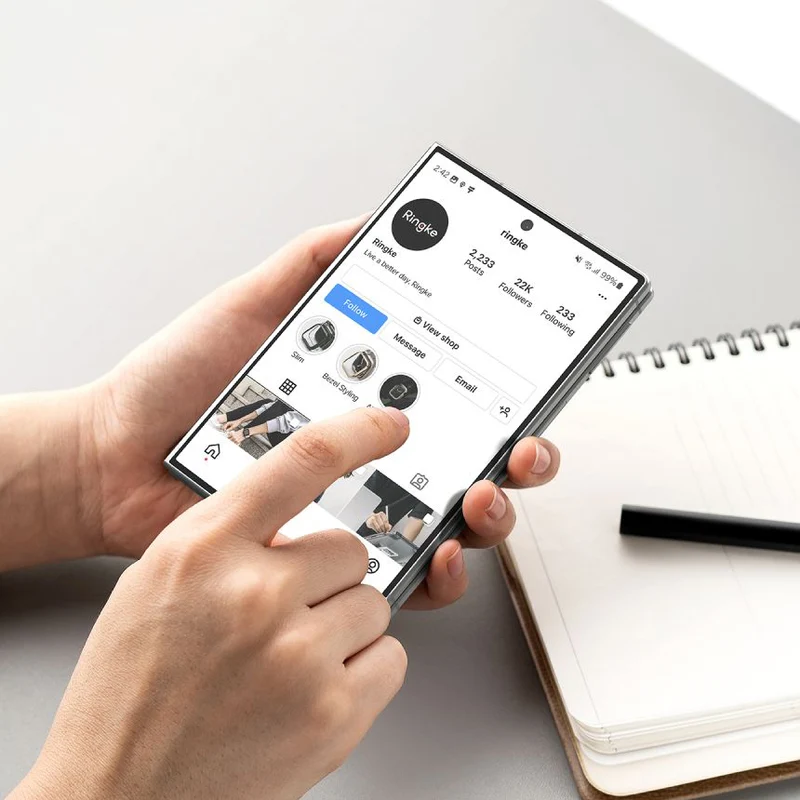 Gehärtetes Bildschirmglas mit Applikator für Galaxy Z Fold8, Ringke Cover Display Easy Slide, Transparent, 2 Stück