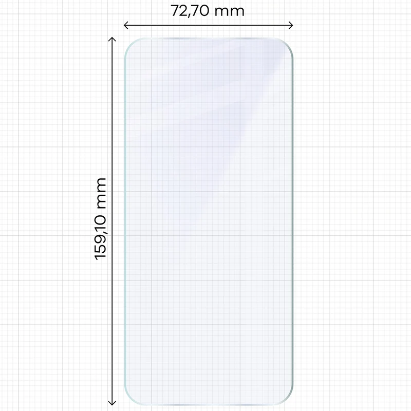 Flexibles Hybridglas für Nothing Phone (4b), Bizon Hybrid Mule