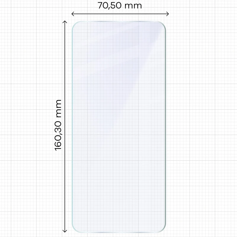 Flexibles Hybridglas für Motorola Moto G37 Power 5G, Bizon Hybrid Mule