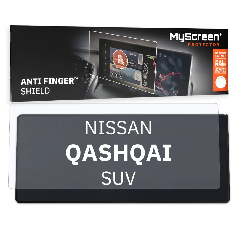 Autofolie für das Hauptdisplay, MyScreen Anti Finger Shield für Nissan QASHQAI III (2024-2026), matt