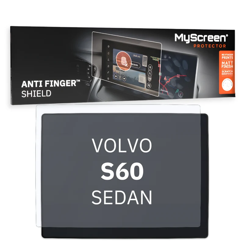 Autofolie für das Hauptdisplay, MyScreen Anti Finger Shield für Volvo S60 III (2018-2026), matt