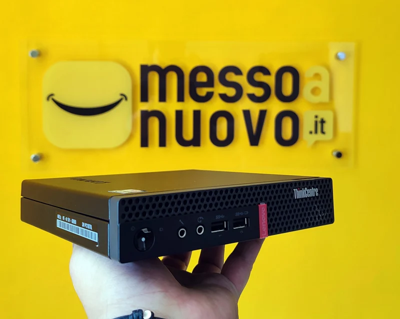 Lenovo ThinkCentre M625q Mini PC | AMD E2-9000E Settima Gen | SSD 256GB | Win 10 Pro