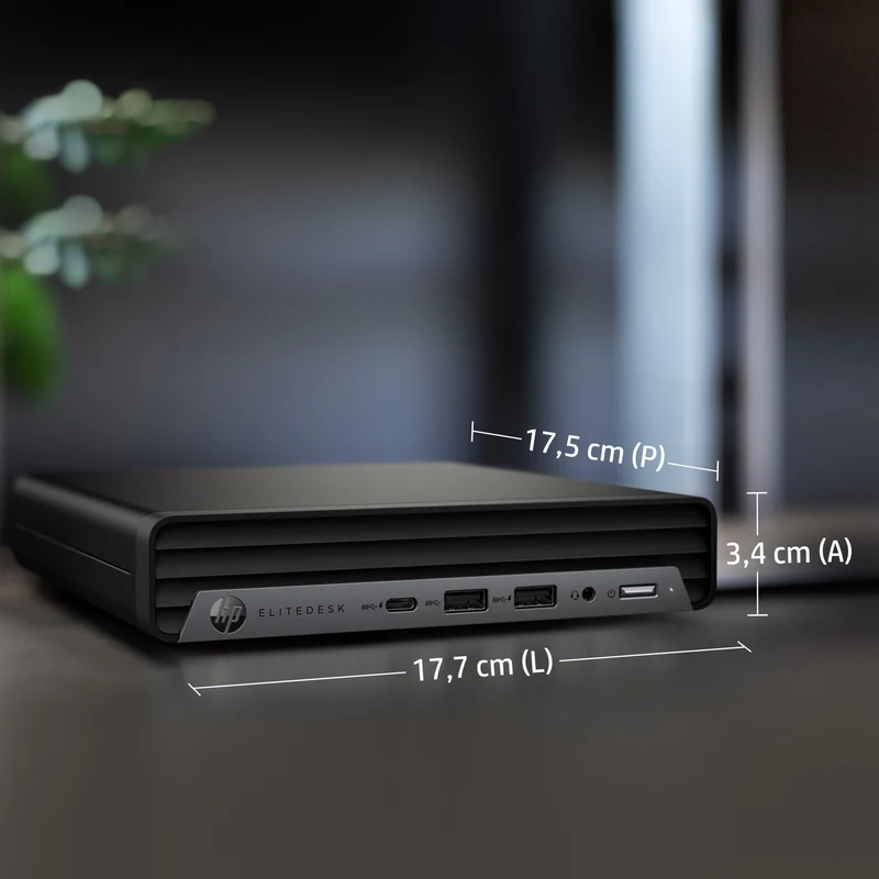 HP EliteDesk 400 G6 Mini PC | Intel Core i5-10500T | FreeDOS - Potenza in un formato compatto