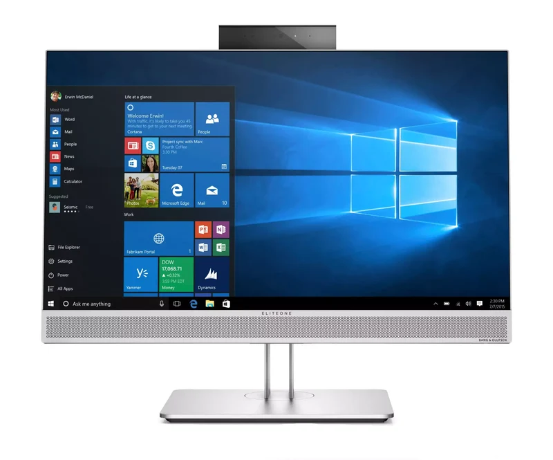 HP EliteOne 800 G4 All In One 24" FullHD Touch Screen | Intel Core Ottava Gen | WiFi Windows 11 Pro Prestazioni e Stile in un Unico Dispositivo