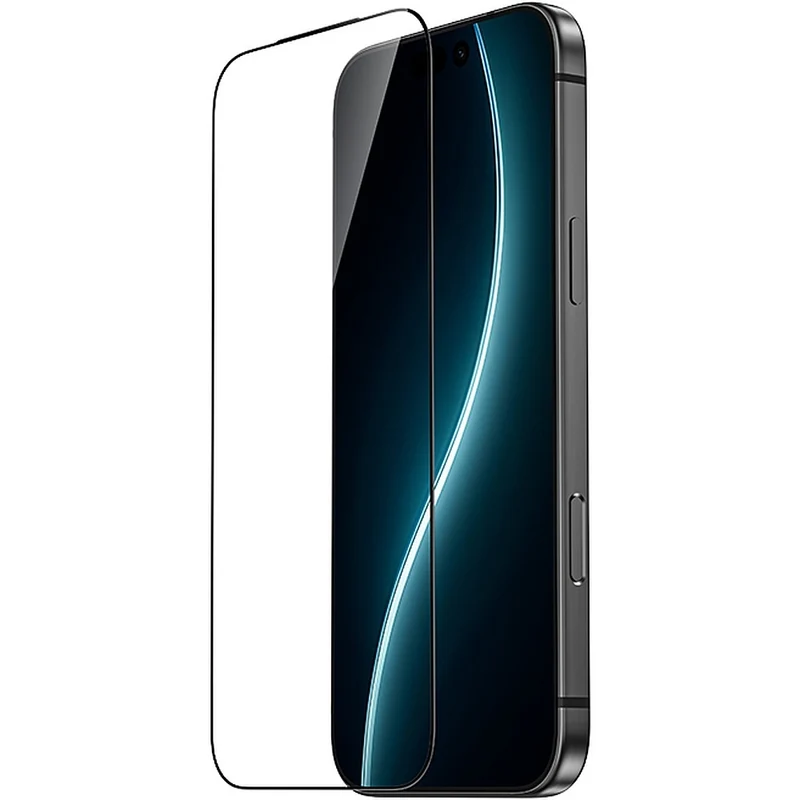 Displayschutzglas für iPhone Air, Benks Ultra Shield HD, Schwarzer Rahmen