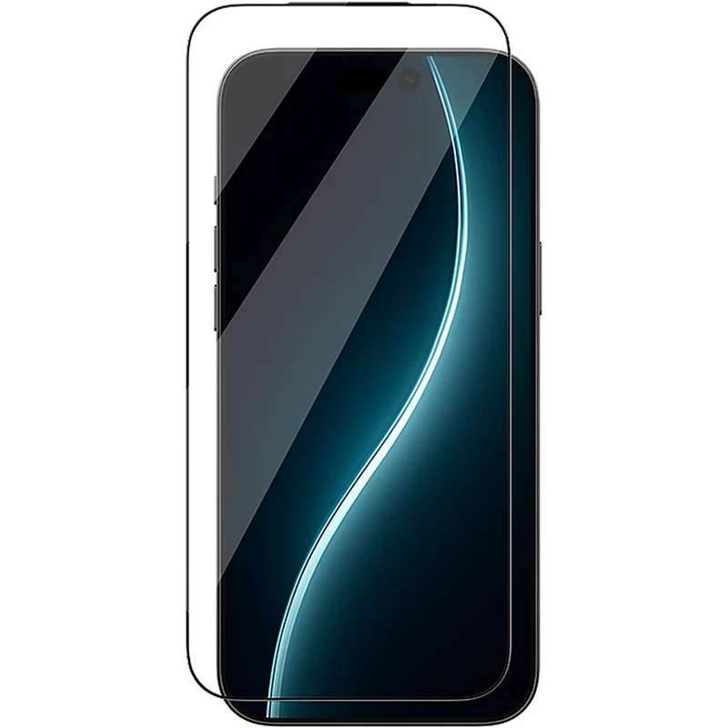 Displayschutzglas für iPhone Air, Benks Ultra Shield HD, Schwarzer Rahmen