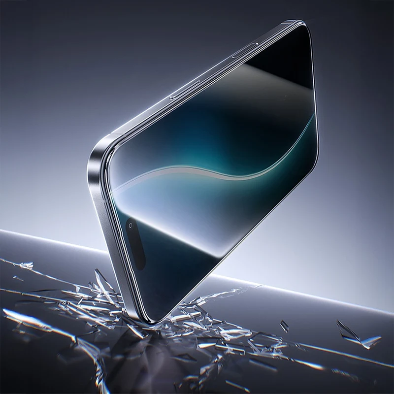 Displayschutzglas für iPhone Air, Benks Ultra Shield HD, Schwarzer Rahmen