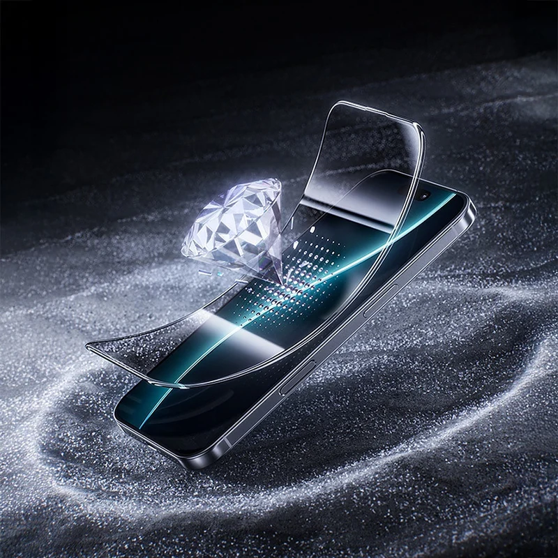 Displayschutzglas für iPhone Air, Benks Ultra Shield HD, Schwarzer Rahmen