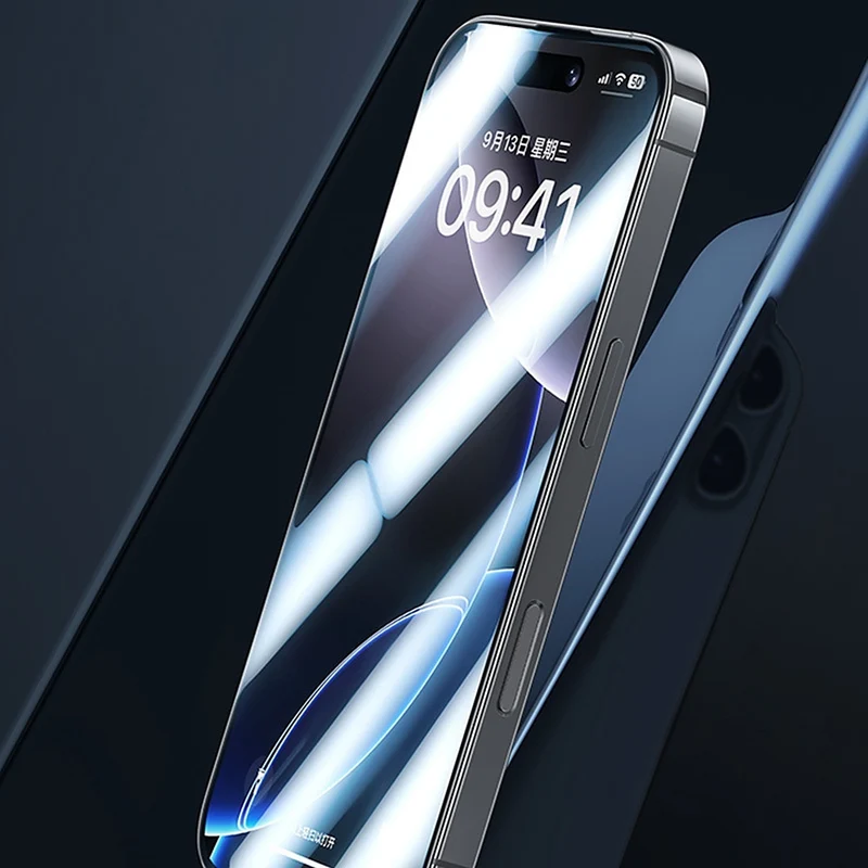 Displayschutzglas für iPhone 17 Pro, Benks Joy Touch Matte, Schwarzer Rahmen