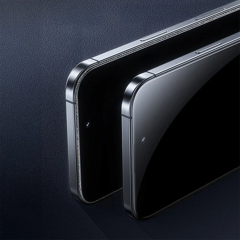 Displayschutzglas für iPhone 17 Pro Max, Benks Ultra Shield HD, Schwarzer Rahmen