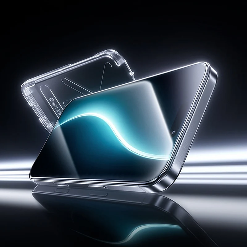 Displayschutzglas für iPhone 17 Pro, Benks Ultra Shield HD, Schwarzer Rahmen