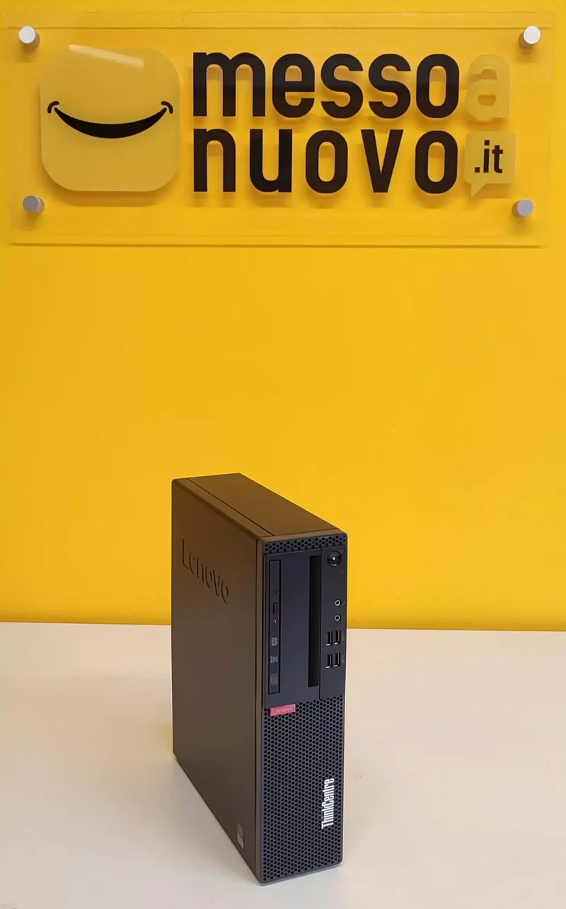 Bundle Lenovo ThinkCentre M720s PC Ricondizionato SFF | Intel Core i5 8500 | Ram 16Gb | SSD 512 Gb | Monitor Lenovo ThinkVision T24i-10 IPS 24″ Full HD Kit Mouse e tastiera