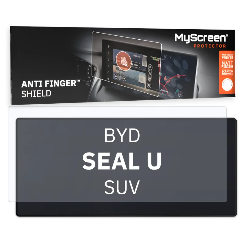 Autofolie für das virtuelle Cockpit, MyScreen Anti Finger Shield für BYD SEAL U DM-i I (2024-2026), matt