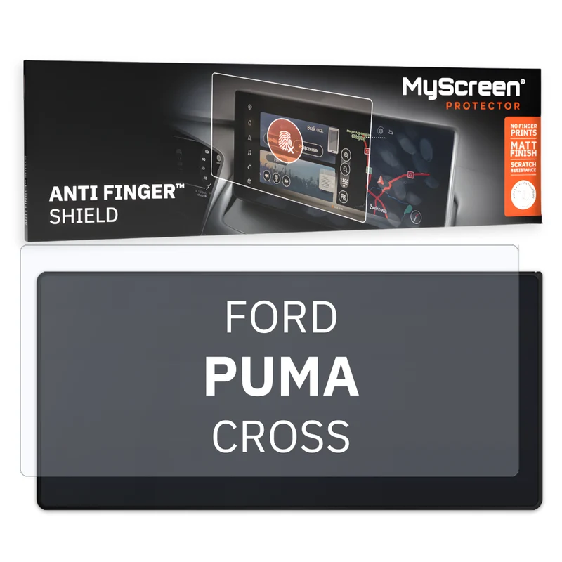 Autofolie für das virtuelle Cockpit, MyScreen Anti Finger Shield für Ford PUMA II (2024-2026), matt