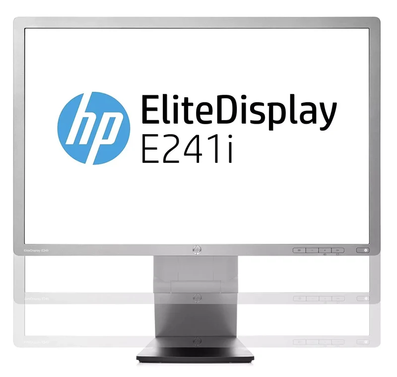 HP EliteDisplay E241i Monitor ricondizionato 24" 1920x1200 Pixel FullHD LED IPS Luminosità 250 cd/m² Tempo di risposta 8ms USB VGA DVI Display Port