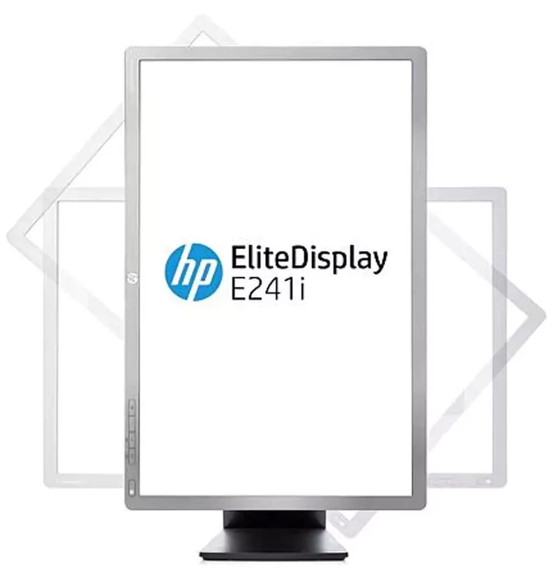 HP EliteDisplay E241i Monitor ricondizionato 24" 1920x1200 Pixel FullHD LED IPS Luminosità 250 cd/m² Tempo di risposta 8ms USB VGA DVI Display Port