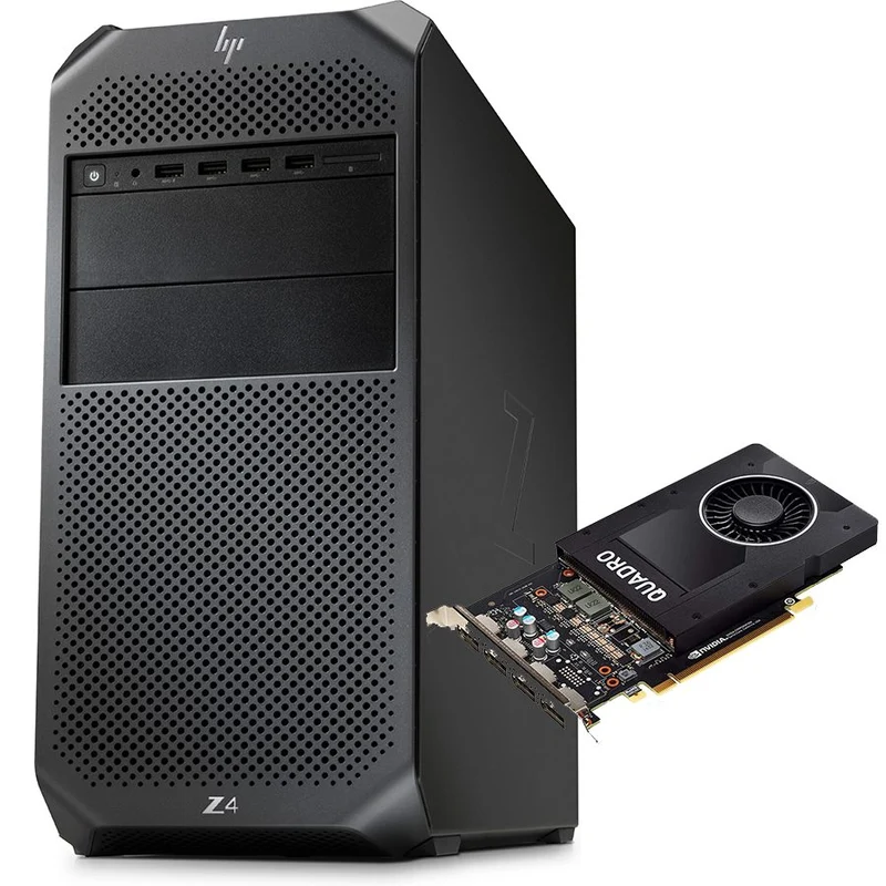 HP Z4 G4 Workstation Tower | Intel Xeon W-2123 3.6Ghz | Ram 64Gb | SSD 512Gb | Nvidia Quadro P2000 | Windows 11 Pro La workstation senza rivali