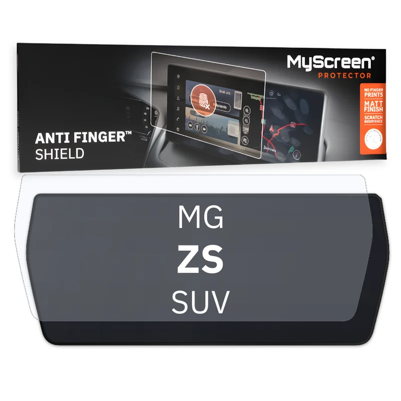 Autofolie für das Hauptdisplay, MyScreen Anti Finger Shield für MG ZS II (2024-2026), matt