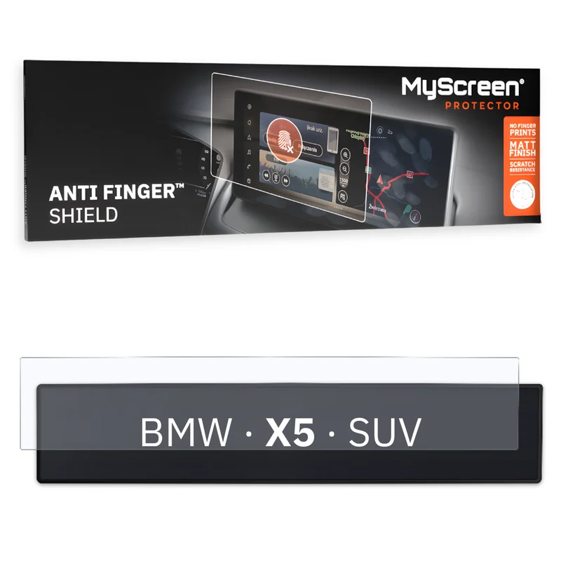 Autofolie für das Hauptdisplay, MyScreen Anti Finger Shield für BMW X5 G05 (2023-2026), matt