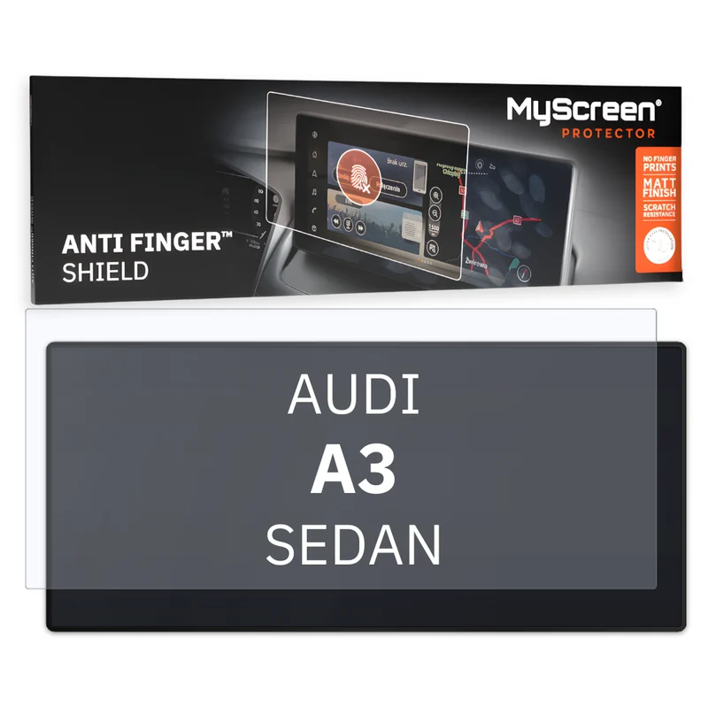 Autofolie für das Hauptdisplay, MyScreen Anti Finger Shield für Audi A3 8Y (2020-2026), matt