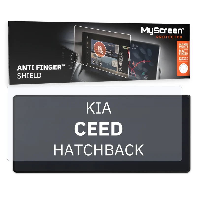 Autofolie für das Hauptdisplay, MyScreen Anti Finger Shield für Kia CEED III (2021-2026), matt