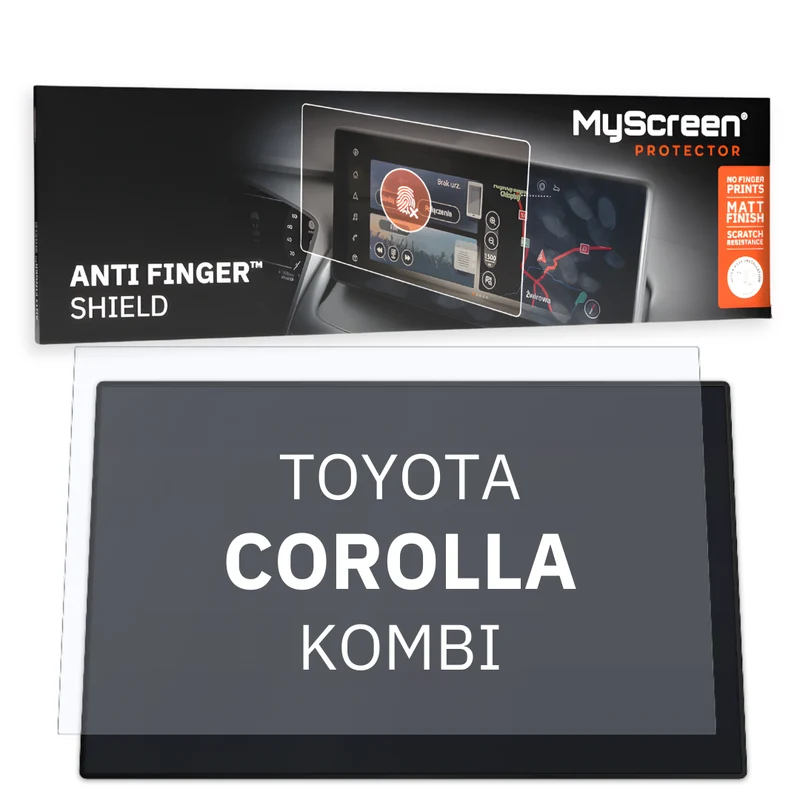 Autofolie für das Hauptdisplay, MyScreen Anti Finger Shield für Toyota COROLLA XII (2022-2026), matt