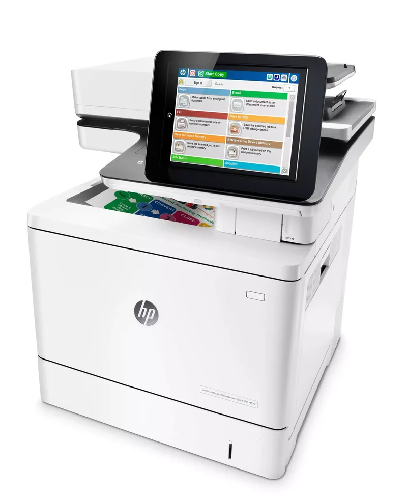 HP Color LaserJet Managed MFP M577M Multifunzione Laser a colori A4 600 DPI 38ppm Duplex Fronte/Retro automatico Rete