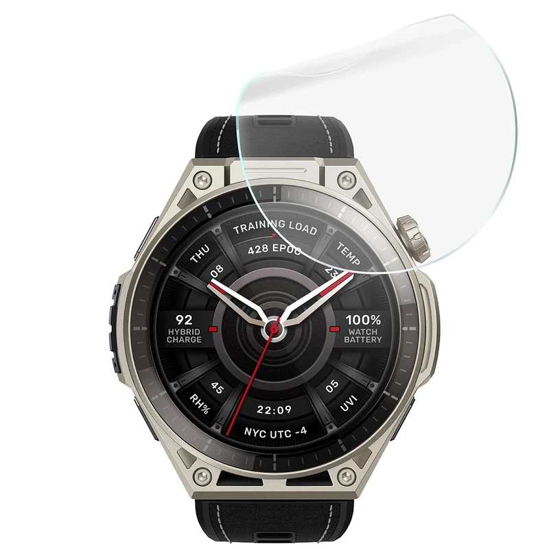 Schutzfolie für den Bildschirm für Amazfit Balance Ultra, Bizon Watch HydroFlex, 3 Stück