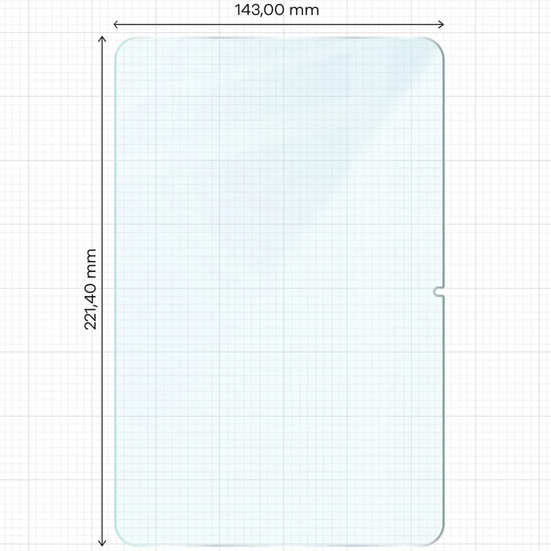 Gehärtetes Glas für Xiaomi Redmi Pad 2 9.7", Bizon Tab Glass Clear Duo, 2 Stück