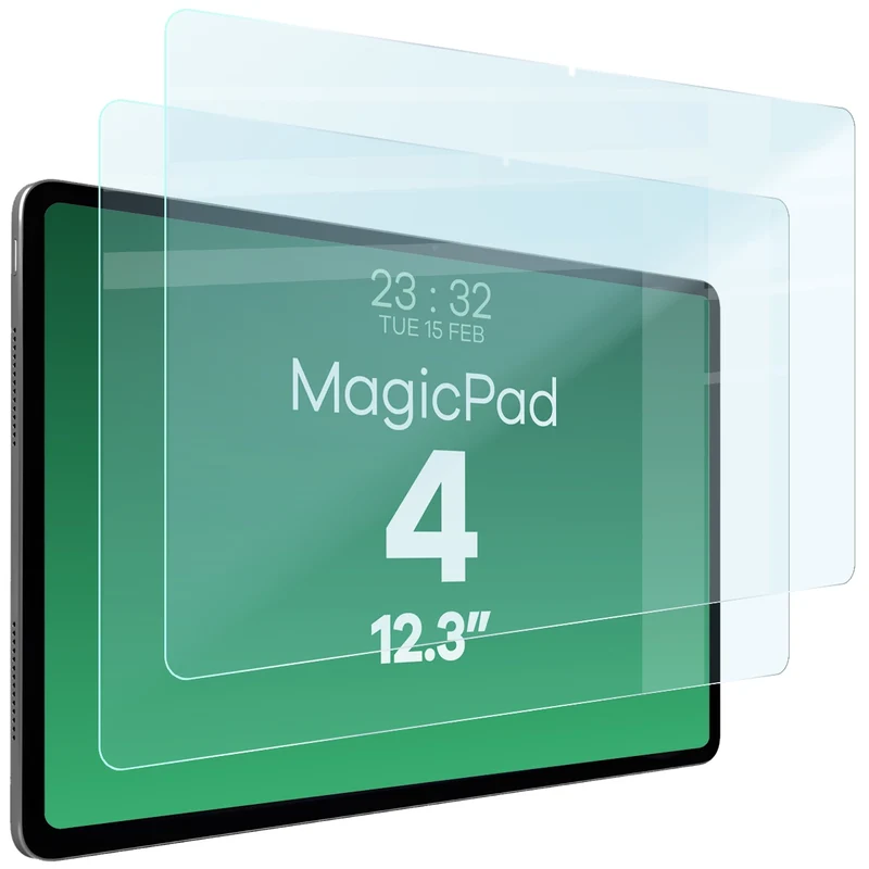 Gehärtetes Glas für Honor MagicPad 4, Bizon Tab Glass Clear Duo, 2 Stück