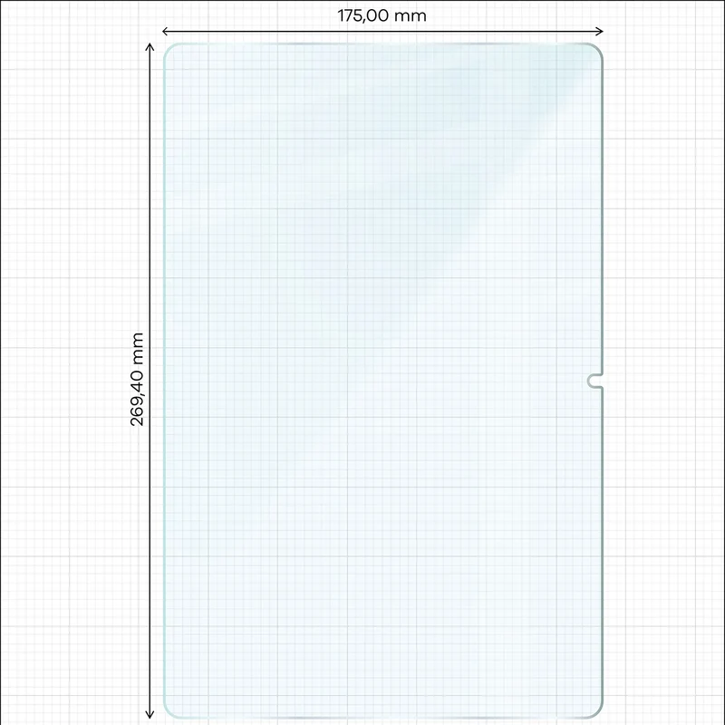 Gehärtetes Glas für Honor MagicPad 4, Bizon Tab Glass Clear Duo, 2 Stück