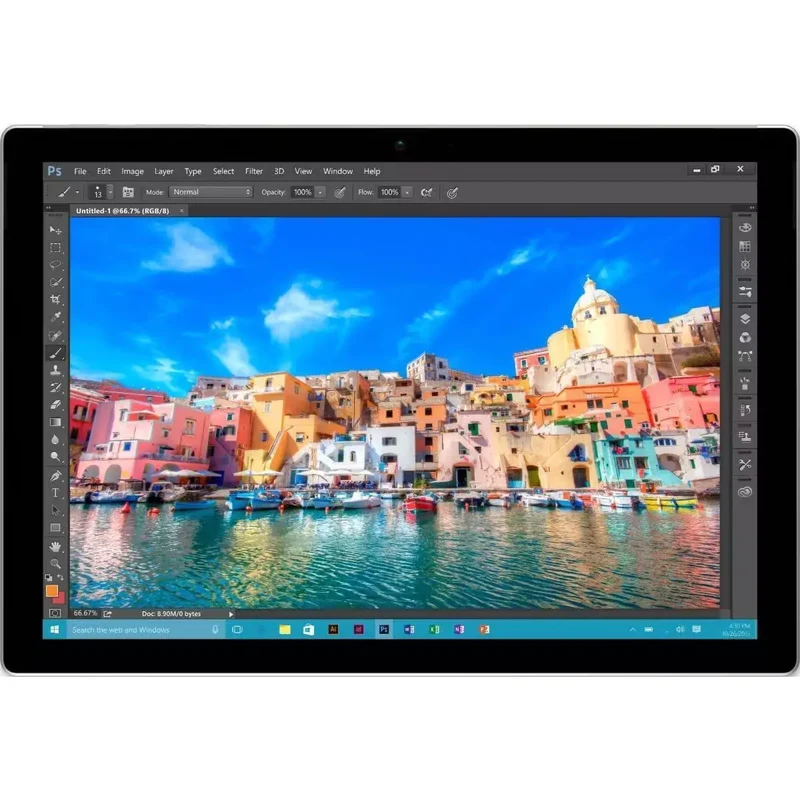 Microsoft Surface Pro 4 Tablet 12.3" 2736x1824 pixel| Intel Core i5-6300U 2.4Ghz | Ram 4Gb | SSD 128Gb | Penna inclusa Wi-Fi 5 (802.11ac) Windows 11 Pro