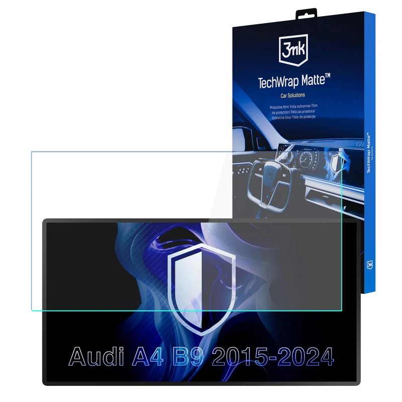 Matte Schutzfolie für den Navigationsbildschirm für AUDI A4 B9 (2015 - 2024), 3mk TechWrap Matte
