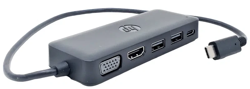 HP USB-C Travel HUB TPA-A601H - Docking Station Multifunzione Ricondizionato