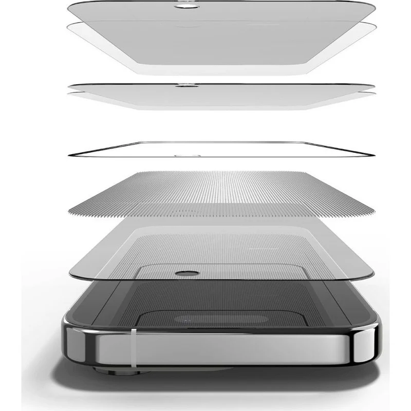 Gehärtetes Glas mit Privatschutzfilter Ringke Tempered Glass Privacy für iPhone 15 Pro Max
