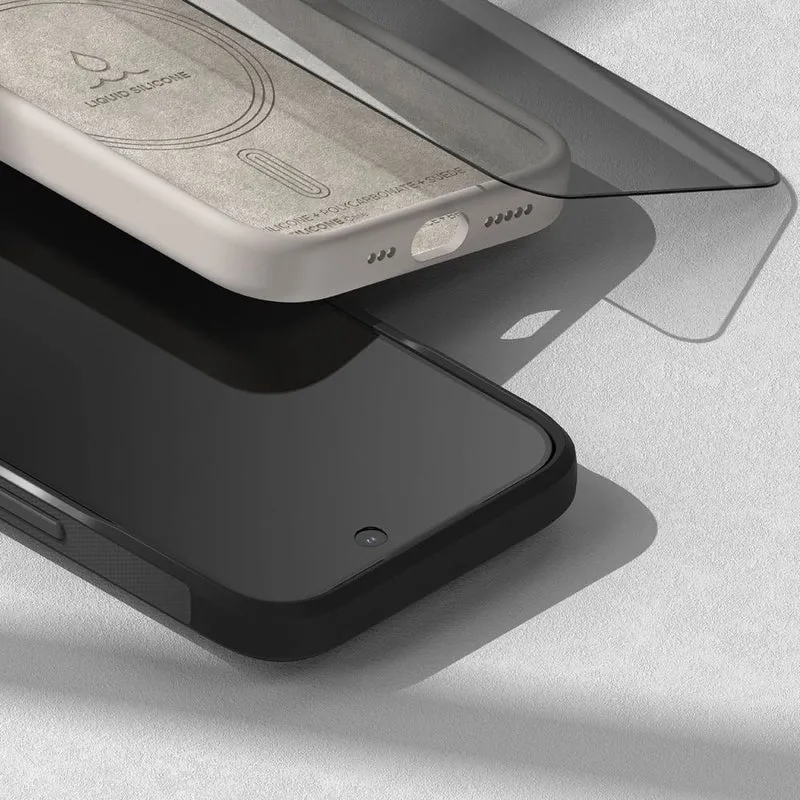 Gehärtetes Glas mit Privatschutzfilter Ringke Tempered Glass Privacy für iPhone 15 Pro Max