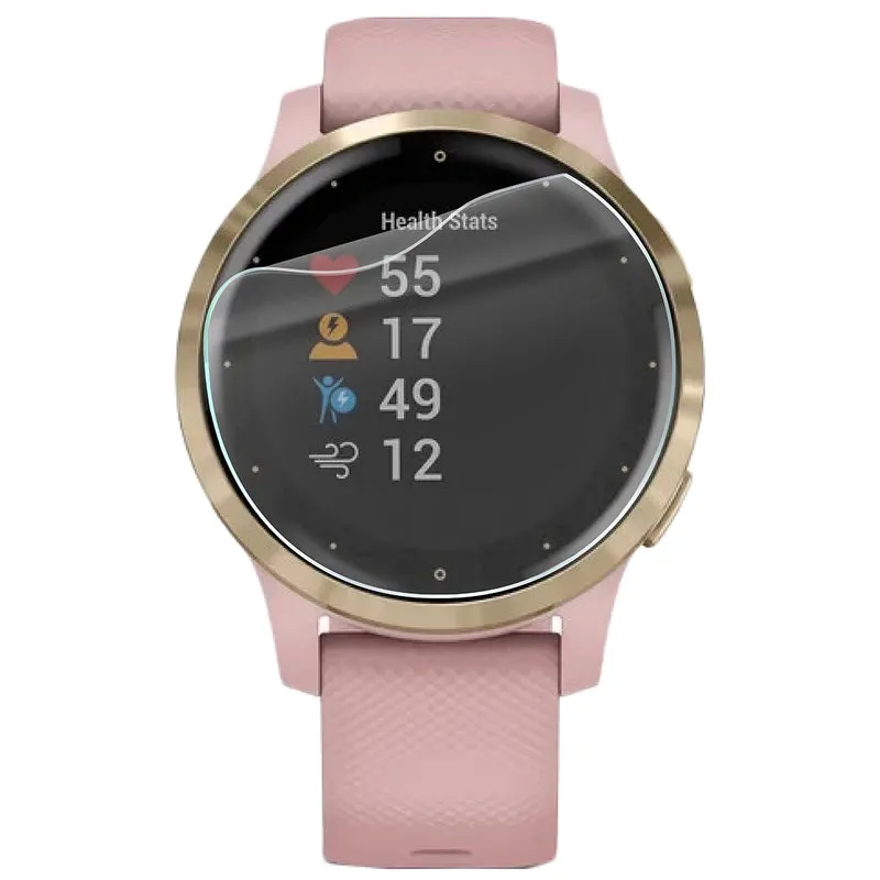 Schutzfolie für den Bildschirm für Garmin Vivoactive 4S, Bizon Watch HydroFlex, 6 Stück