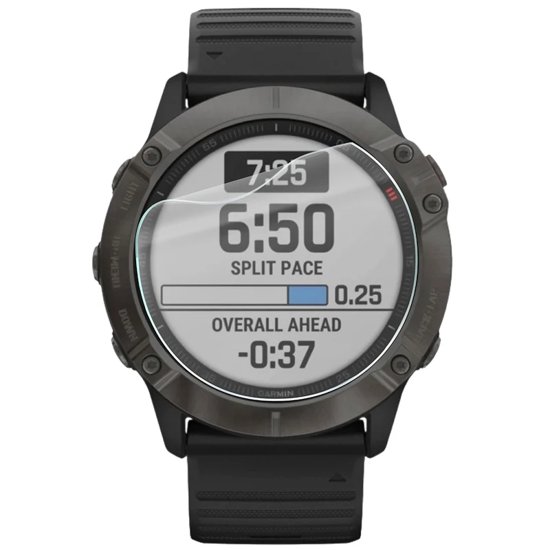 Schutzfolie für den Bildschirm für Garmin Fenix 6X / 6X Pro 51 mm, Bizon Watch HydroFlex, 6 Stück
