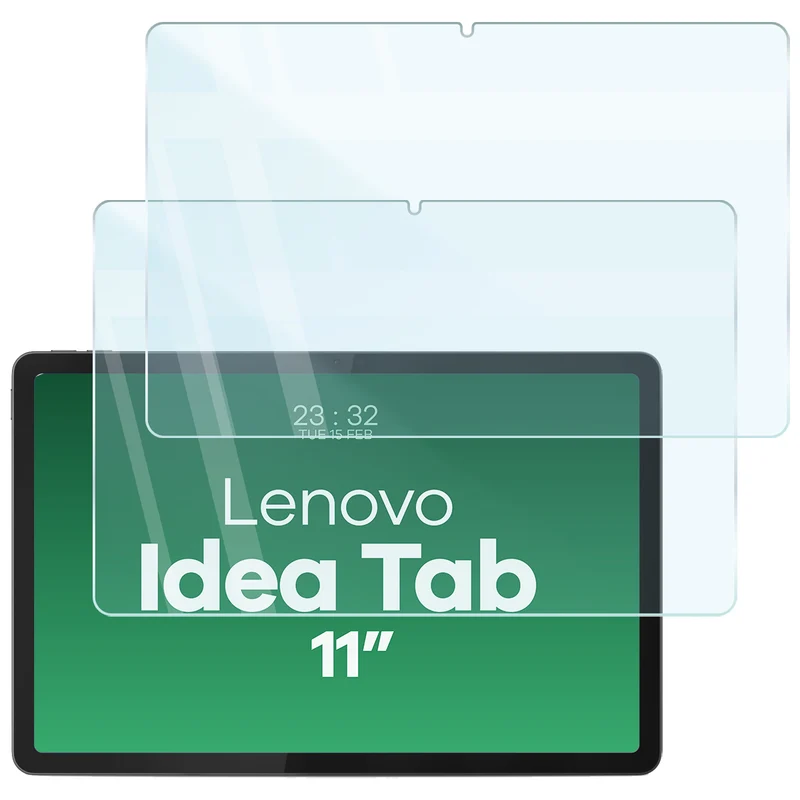 Gehärtetes Glas für Lenovo Idea Tab 11, Bizon Tab Glass Clear Duo, 2 Stück
