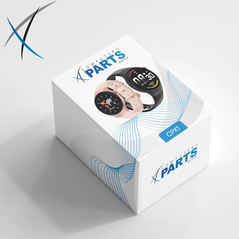 CP X1 Smartwatch 1.3" HD 320x320 Resistente all'acqua ricevi ed effettua chiamate Tracciamento del battito cardiaco e sport