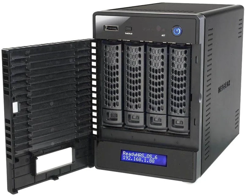 Netgear ReadyNAS 314 Nas 4Bay | Intel Atom | Ram 2Gb | 2xEthernet Gigabit | USB3 Sata 4x2Tb Hard Disk Inclusi
