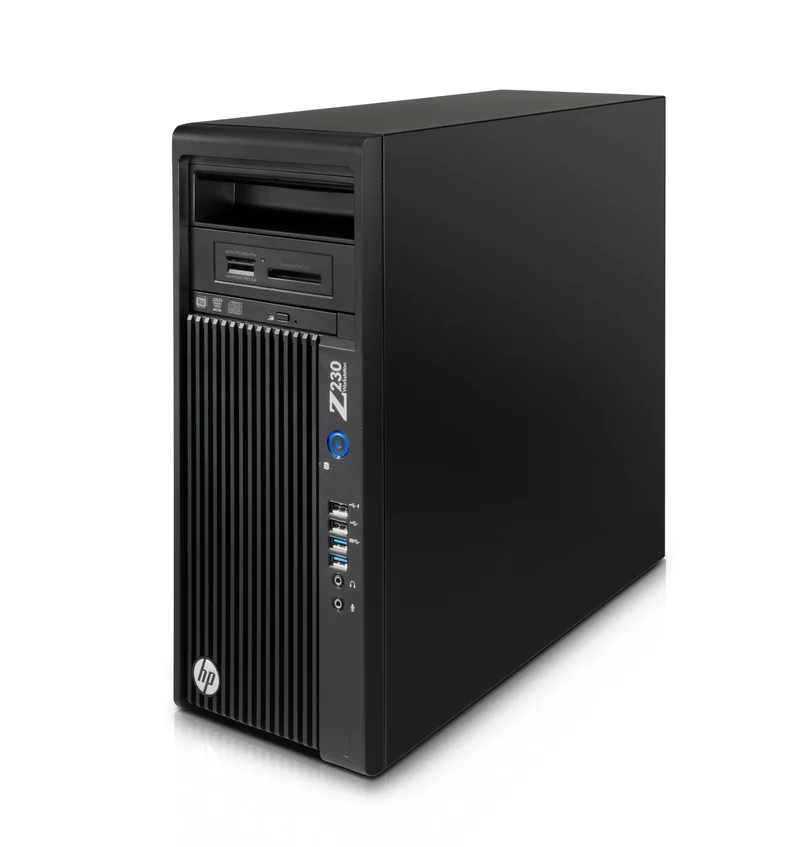 Workstation HP Z230 Tower | Intel Xeon E3-1240V3 3.4Ghz | Ram 8Gb | SSD 256Gb + 500 | Nvidia Quadro 600 | Windows 10 Pro La workstation ideale per ambienti di produzione