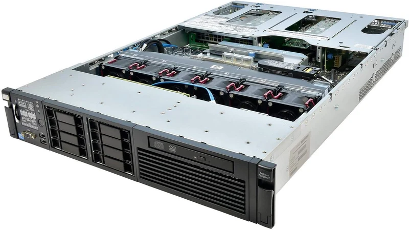 HP ProLiant DL380 G7 Server Ricondizionato 2U Rack | 2x Intel Xeon E5620 | Ram 32GB | 8x 146GB SAS 2.5" | Windows Server 2016 Server Potente e Affidabile