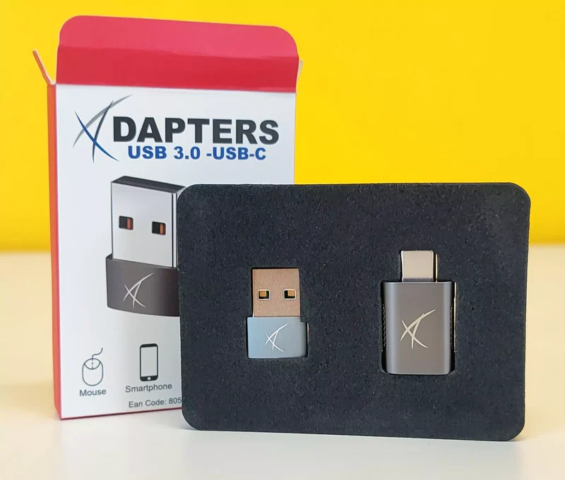 Adapters coppia di adattatori USB-A/USB Type-C Collega tutti i tuoi dispositivi a qualsiasi supporto Ricarica e trasferimento dati fino a 10Gb/s