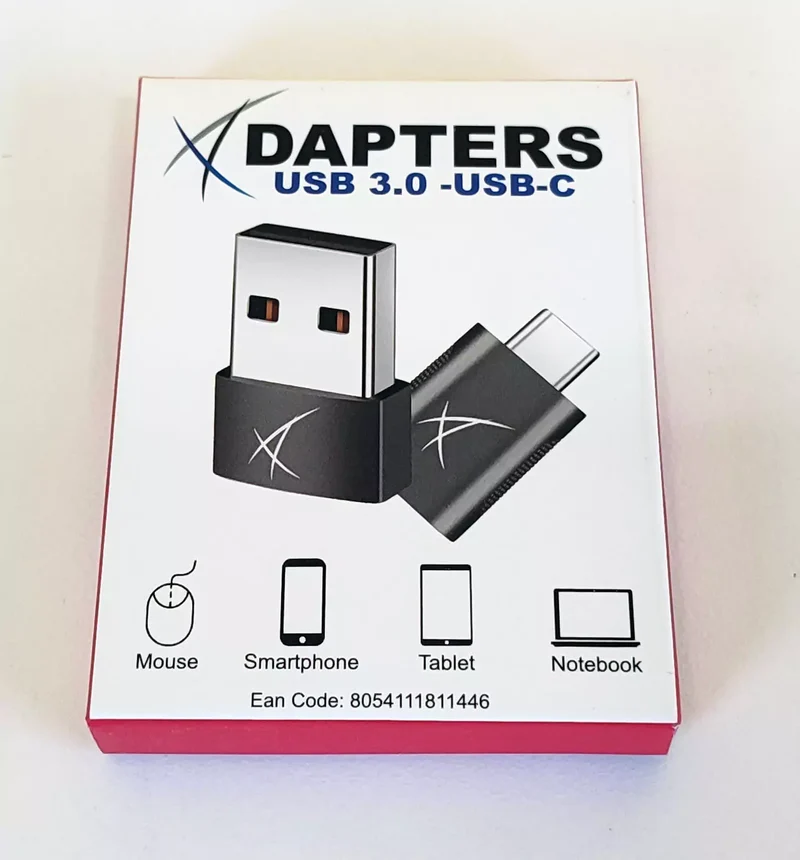 Adapters coppia di adattatori USB-A/USB Type-C Collega tutti i tuoi dispositivi a qualsiasi supporto Ricarica e trasferimento dati fino a 10Gb/s