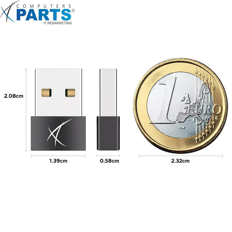 Adapters coppia di adattatori USB-A/USB Type-C Collega tutti i tuoi dispositivi a qualsiasi supporto Ricarica e trasferimento dati fino a 10Gb/s