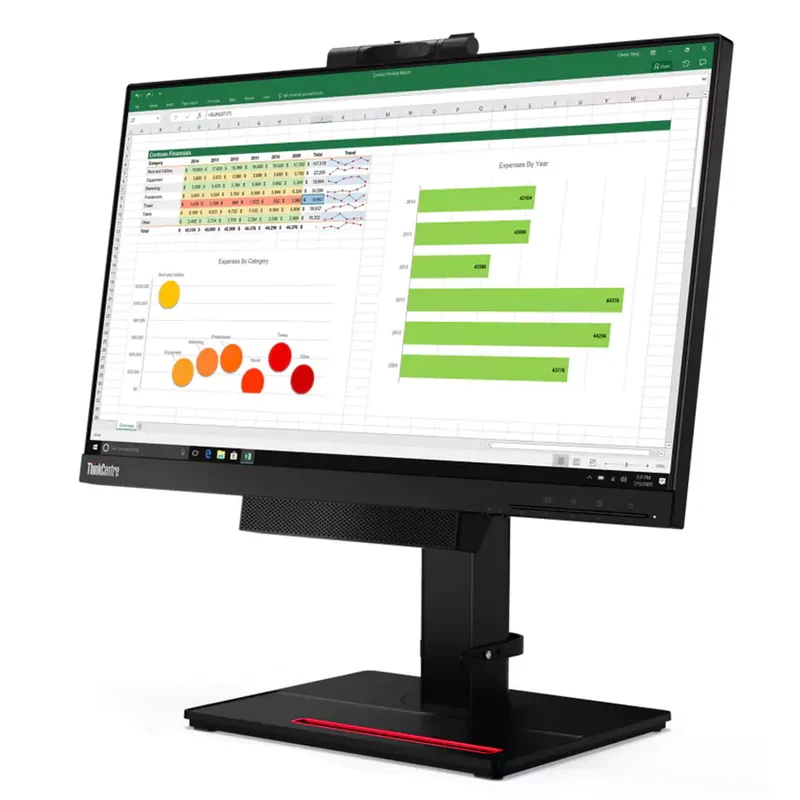 All In One Lenovo ThinkCentre TIO24 Gen3 24" Full HD | Intel Core i5-7400T | Display Port USB 3 | Monitor 24″ Lenovo 11GCPAT1EU FullHD WebCam Windows 11 Pro