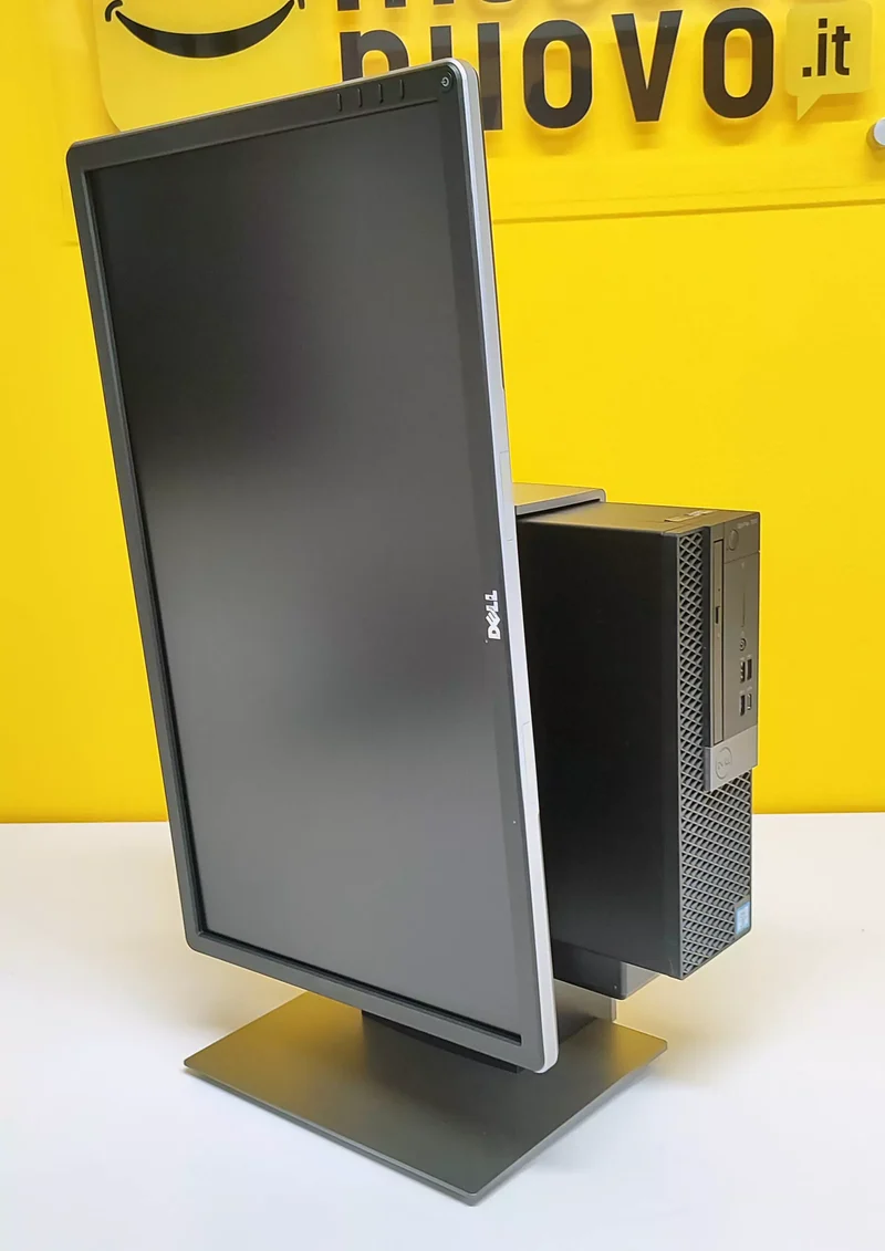 All In One DELL OptiPlex 7060 Desktop SFF PC | Intel Core i5-8500 3Ghz | Windows 11 Pro + Monitor Dell P2314H FullHD con Stand OSS17