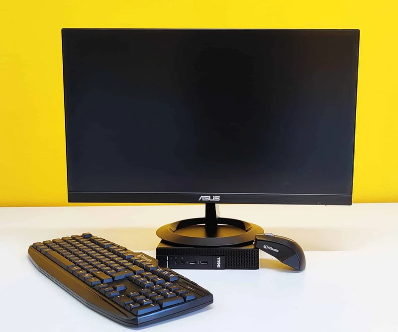 Bundle Dell OptiPlex 3020 Mini PC | Intel Core i5-4570T 2.9Ghz| Ram 8Gb | SSD 240Gb | Windows 10 Pro + Monitor Asus VZ239HE 23" Full HD IPS + Kit mouse e tastiera wireless