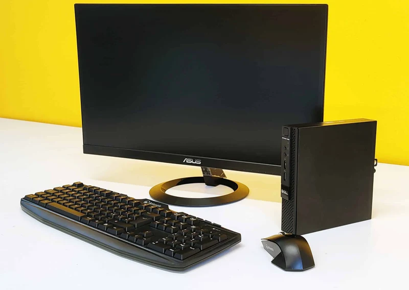 Bundle Dell OptiPlex 3020 Mini PC | Intel Core i5-4570T 2.9Ghz| Ram 8Gb | SSD 240Gb | Windows 10 Pro + Monitor Asus VZ239HE 23" Full HD IPS + Kit mouse e tastiera wireless